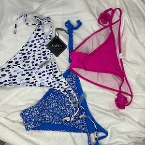 (2/$20) 3 bathing suit bottoms brand new size M beautiful colors summer deal